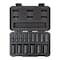 Tekton 3/8 Inch Drive Deep 6-Point Impact Socket Set with Case, 15-Piece (1/4-1 in.) SID91301 - alternate 1